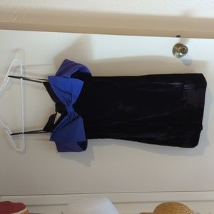 Vintage Velvet Bow Dress